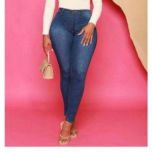 Story High Waist Super Stretch Jeans - Medium Wash × 1